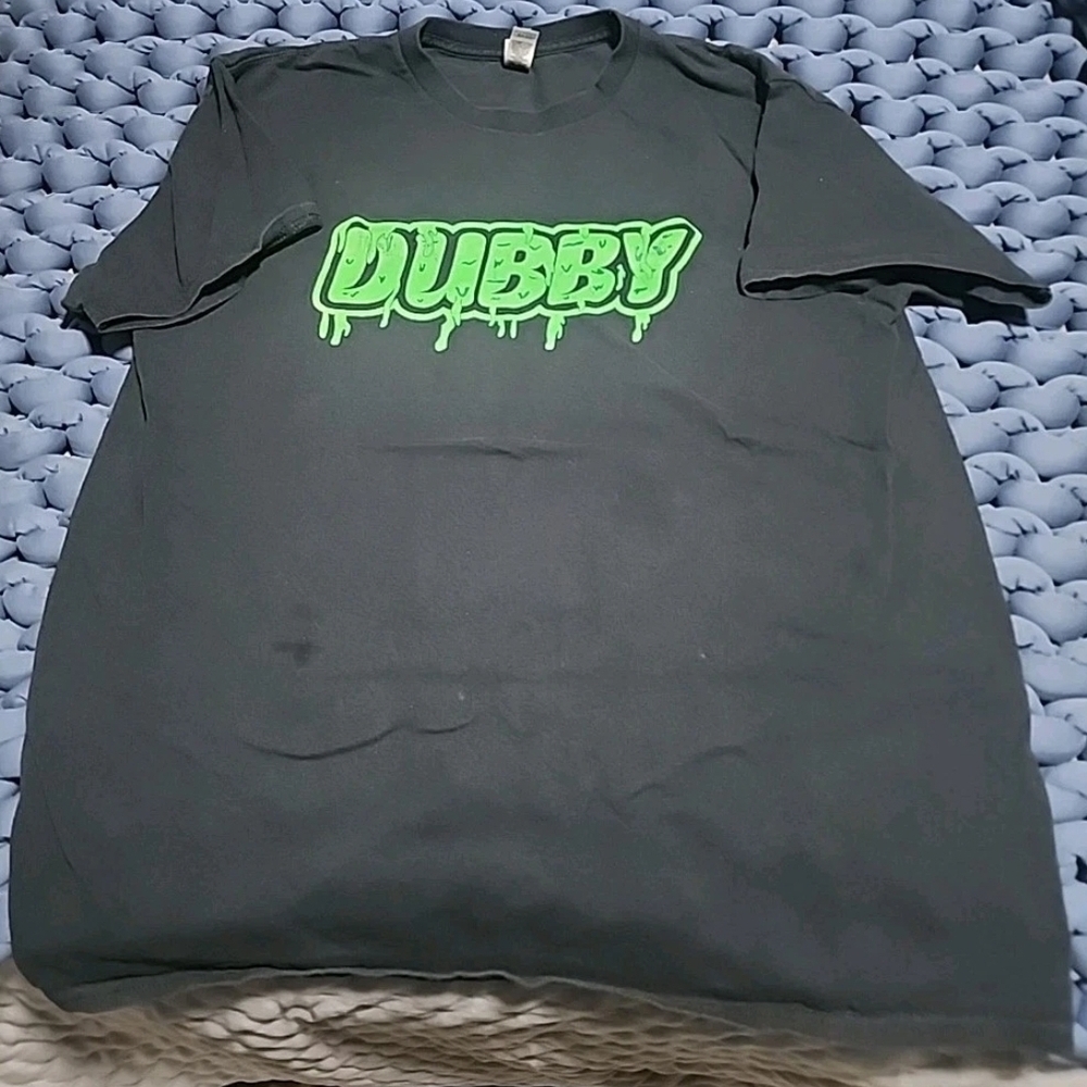 Gildan Ultra Cotton Black T-Shirt Size L Classic Crew Neck Heavyweig